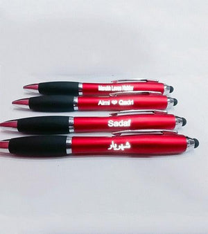 Custom LED name pen Pakistan - personalized glowing engraved pen giftstudio.shop