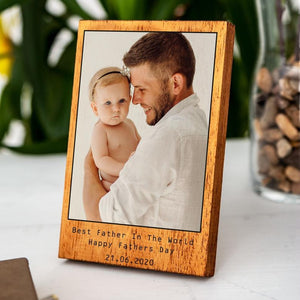 Customized Photos frame- Personalized wooden photo frame gift - My Store