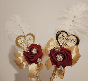 Decorated nikkah pen Pakistan - fancy bridal signature pen Gift Studio