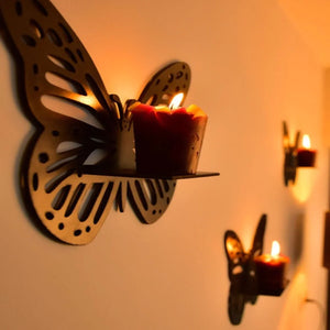 3D butterfly wall art Pakistan - warm LED nursery bedroom decor giftstudio.shop