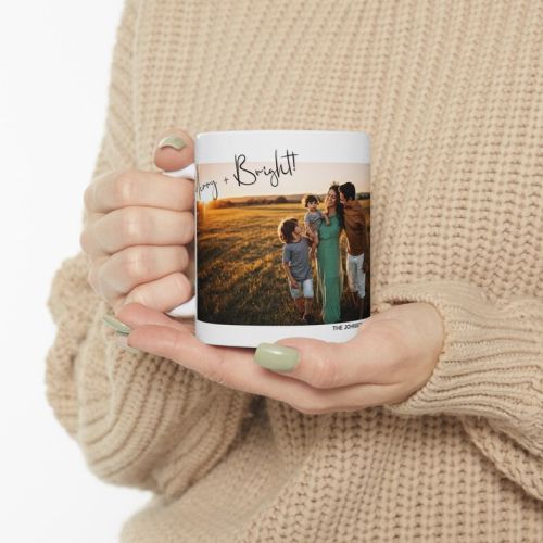Personalized custom mugs with name prints, logo branding, and photo designs, available in ceramic, heat-sensitive, and stainless steel styles—perfect for gifting and corporate use.