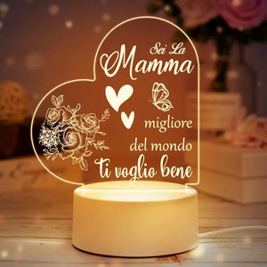 Personalized Acrylic LED Night Light for Mom-Perfect for Mother’s Day, Birthdays, Thanksgiving & Christmas - My Store