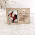 Personalized Wooden Picture Frame for Grandma, or Special Someone – Natural Wood with Design Engraved - My Store