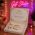 Customized Nikah Velvet Book Kit with Nikkah Pen and Velvet Box - Islamic Wedding Gift