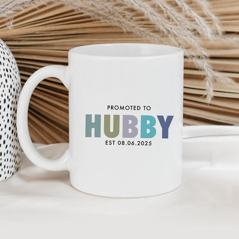Personalized "Promoted to Wifey & Hubby" Coffee Mug Set - Newlywed & Anniversary Gift - My Store