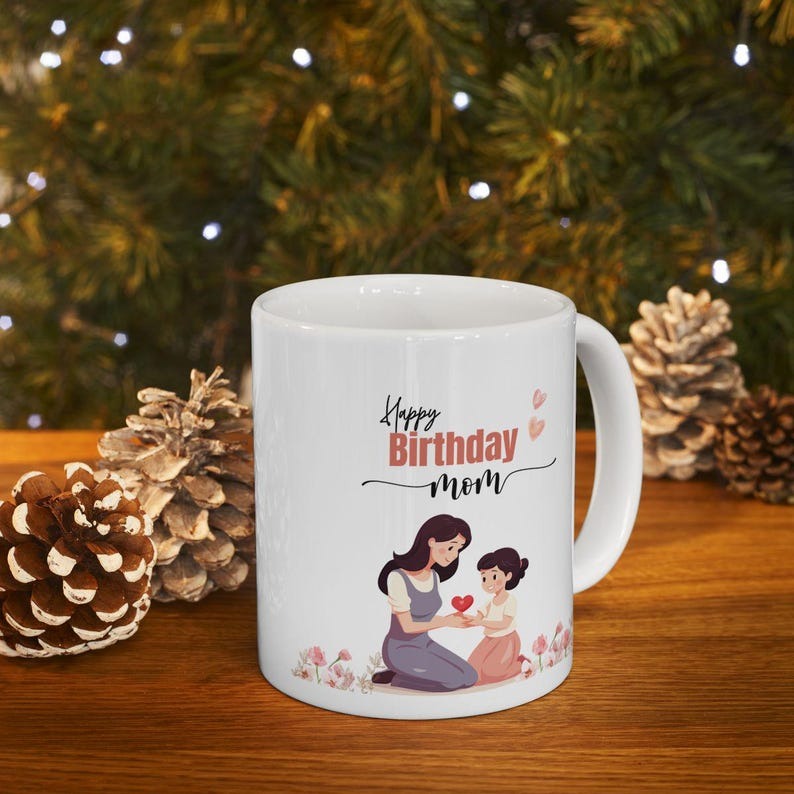 "Happy Birthday Mom Mug – Thoughtful Personalized Gift for Mothers" - My Store