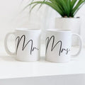 Mr. and Mrs. Coffee Mug Set – Personalized Wedding Gift for Couples