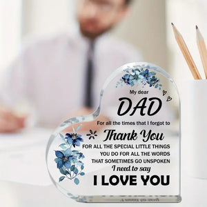 Custom Acrylic Plaque for Dad - Heartwarming Gift for Father’s Day - My Store