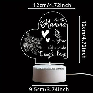 Personalized Acrylic LED Night Light for Mom-Perfect for Mother’s Day, Birthdays, Thanksgiving & Christmas - My Store