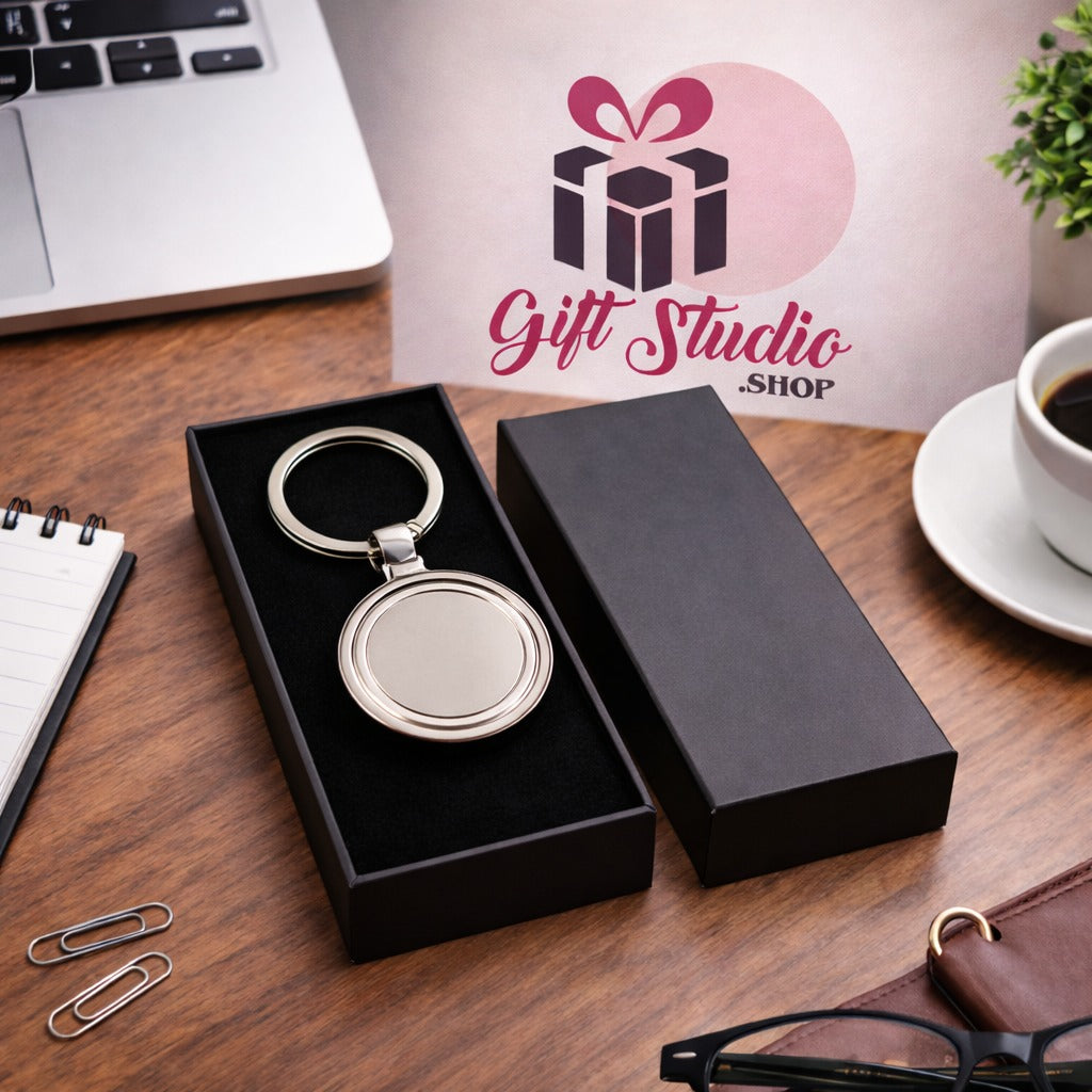 Globe Metallic Keychain Pakistan | Custom Name & Car Keys Giftstudio