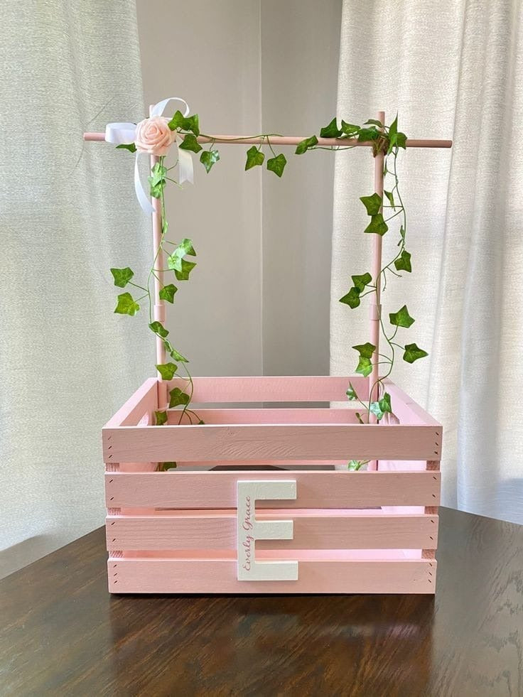 Baby Carrier Basket - Personalized Avery Crate