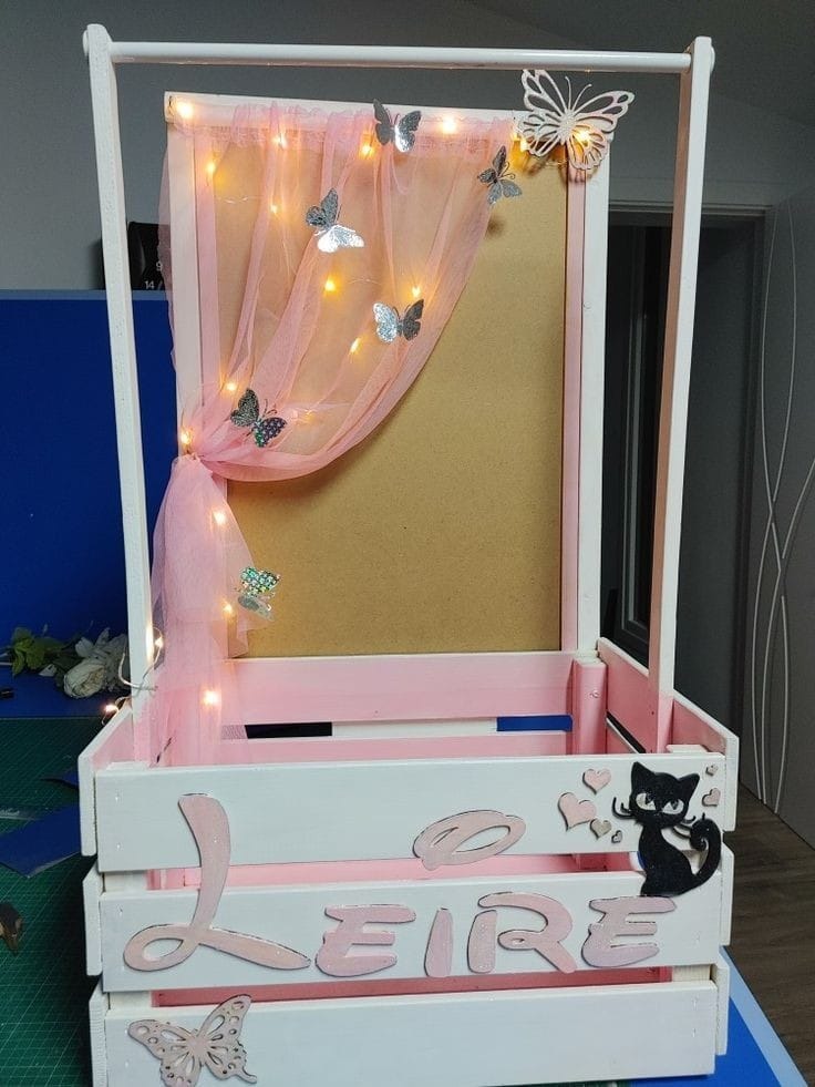 Baby Carrier Basket - Personalized Avery Crate