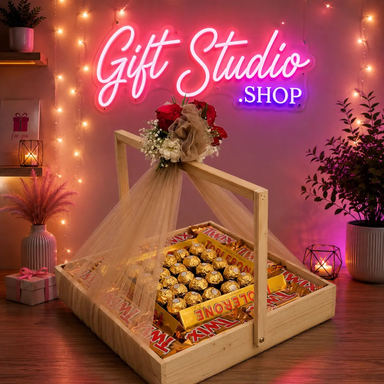 Chocolate Hamper Pakistan Mithai Gift Basket Eid - Gift Studio Pakistan photo 1