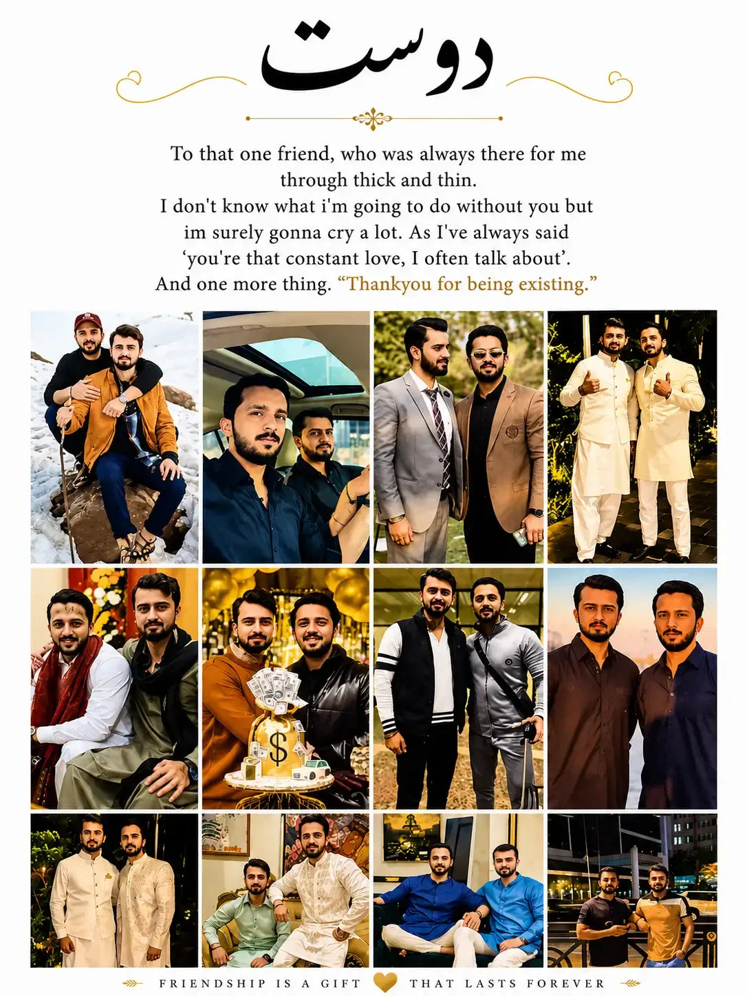 Collage Photo Frame Pakistan Multiple Photos in One Frame - Gift Studio Pakistan photo 2