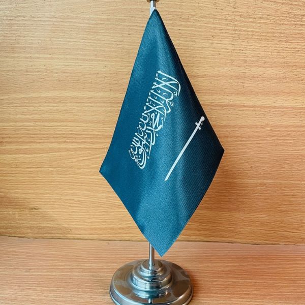  Custom Printed Country Desk Flags with Digital Corporation logo, elegant patriotic decor from Gift Studio Pakistan
