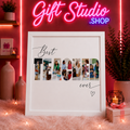 custom teacher frame name message
appreciation pakistan gift studio
gujranwala
