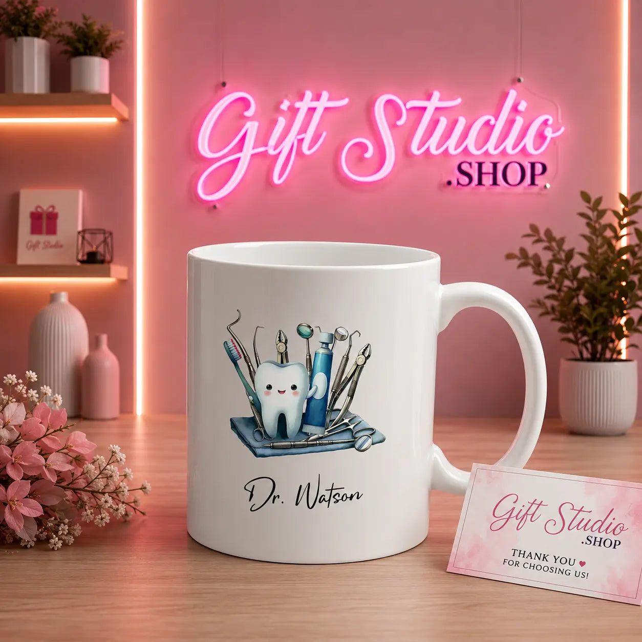 Doctor Name Mug Pakistan Personalized Gift for Doctors - Gift Studio Pakistan photo 1