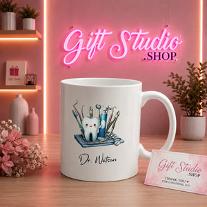 Doctor Name Mug Pakistan Personalized Gift for Doctors - Gift Studio Pakistan photo 1