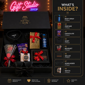 Eid Gift Basket for Him Pakistan Eidi Gift for Husband Brother - Gift Studio Pakistan photo 3