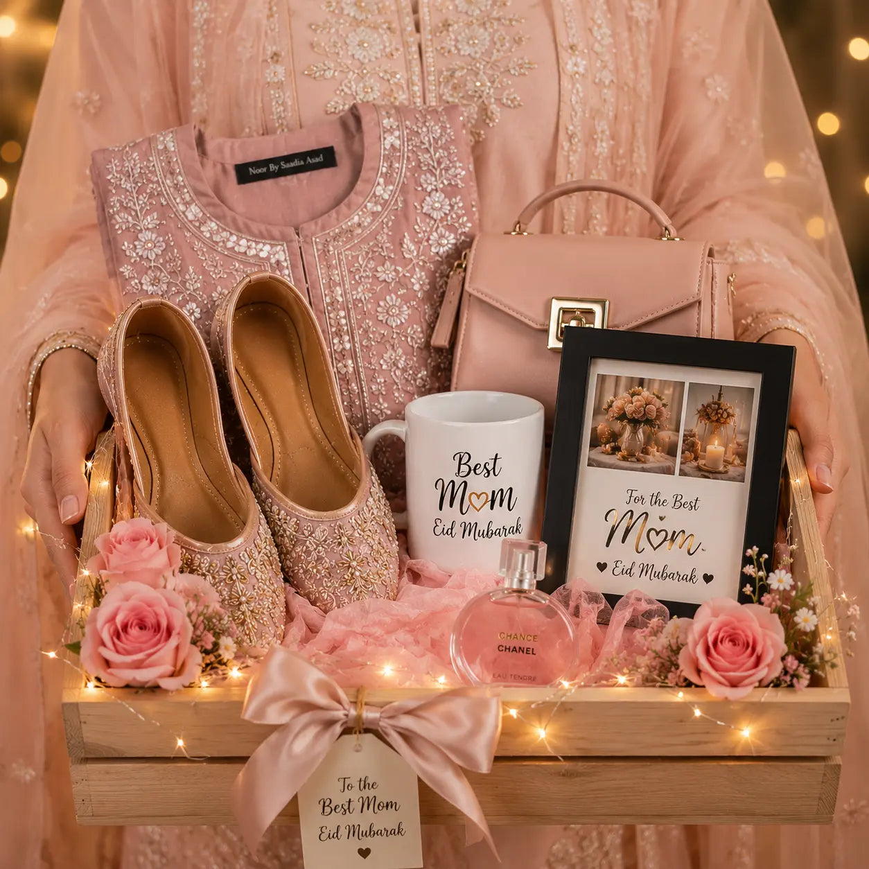 Eid Gift for Mother Pakistan Ammi Parents Eid Gift Basket - Gift Studio Pakistan photo 1