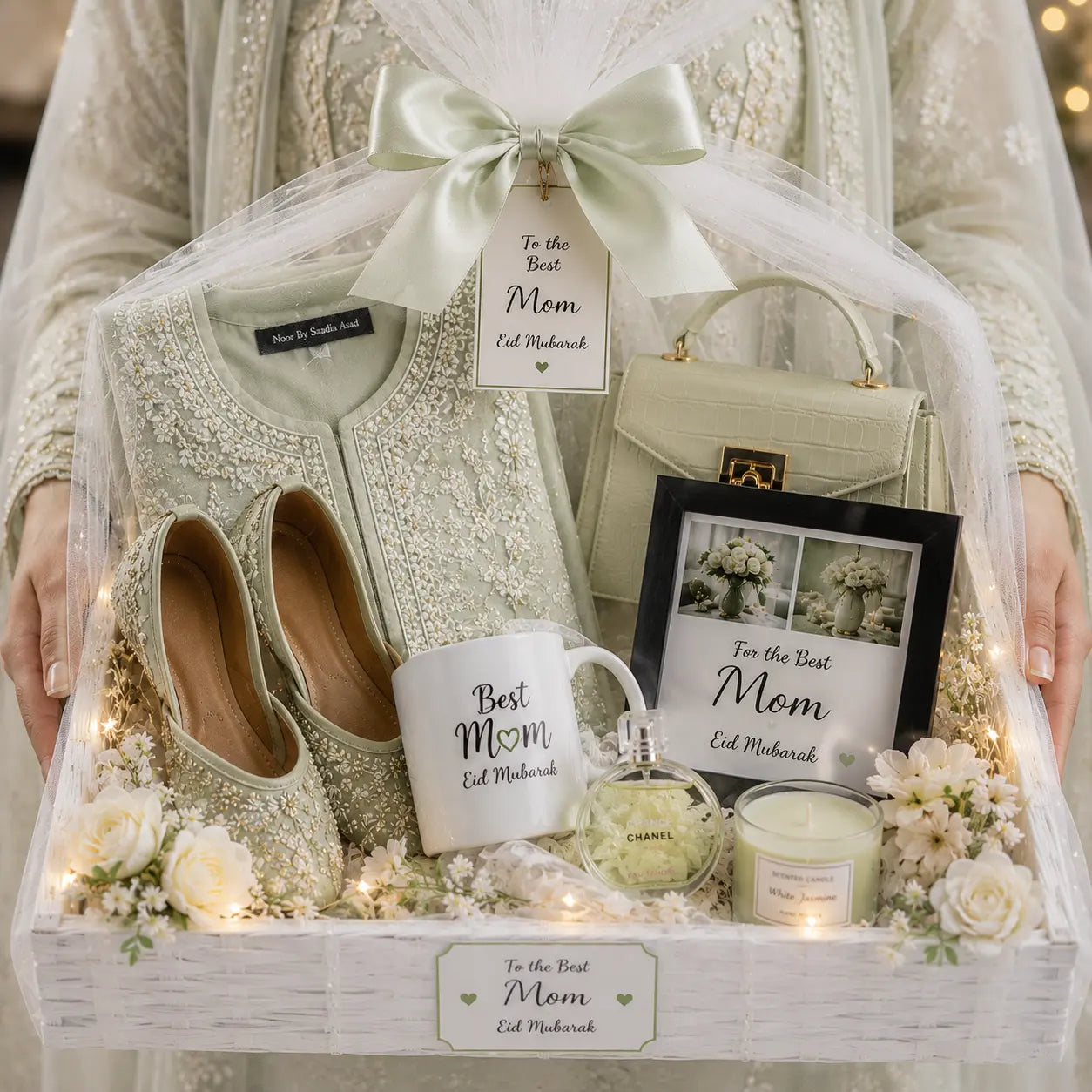 Eid Gift for Mother Pakistan Ammi Parents Eid Gift Basket - Gift Studio Pakistan photo 3