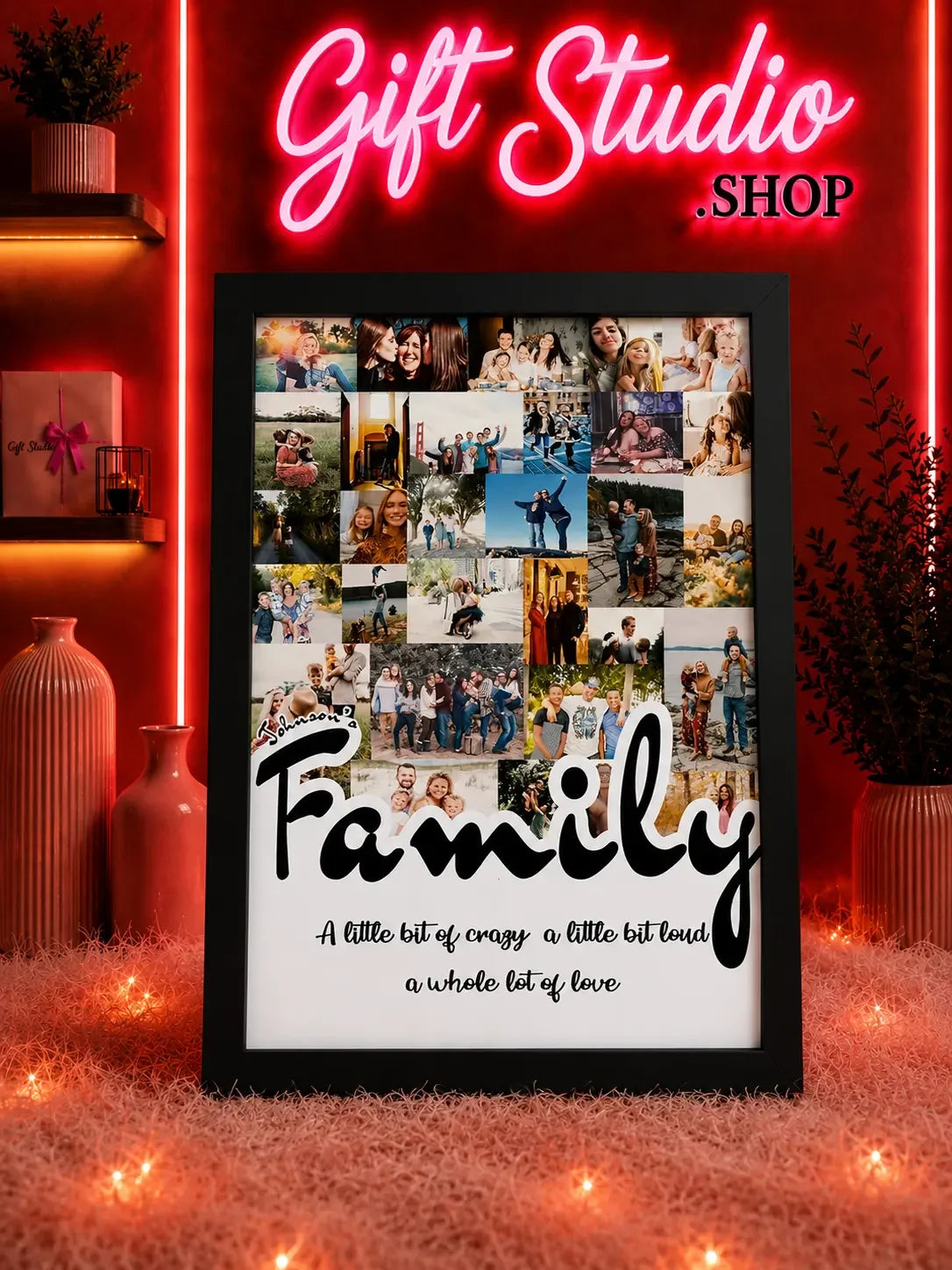 Family Photo Frame Pakistan Customized Family Collage Frame - Gift Studio Pakistan photo 3