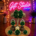 Fresh Flower Jewellery Set for Mehndi Real Genda and Motia Bridal Set - Gift Studio Pakistan photo 1