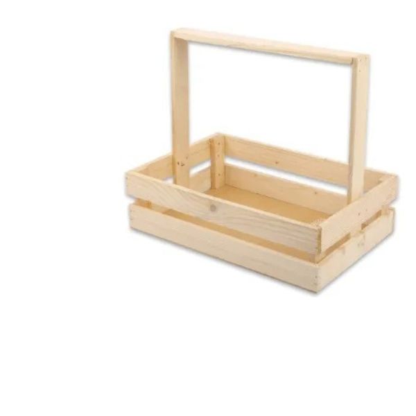 Wooden Baskets Set of 5 - Rustic Decor