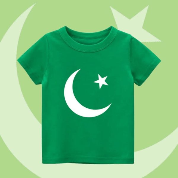 Green Chand Tara Pakistan  T-Shirt