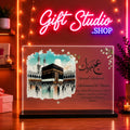 Hajj Mubarak Acrylic Plaque Pakistan Personalized Islamic Gift - Gift Studio Pakistan photo 1