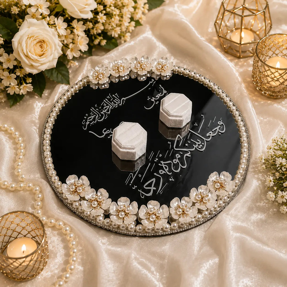 Acrylic Engagement Tray for Ring Ceremony  Wedding Tray