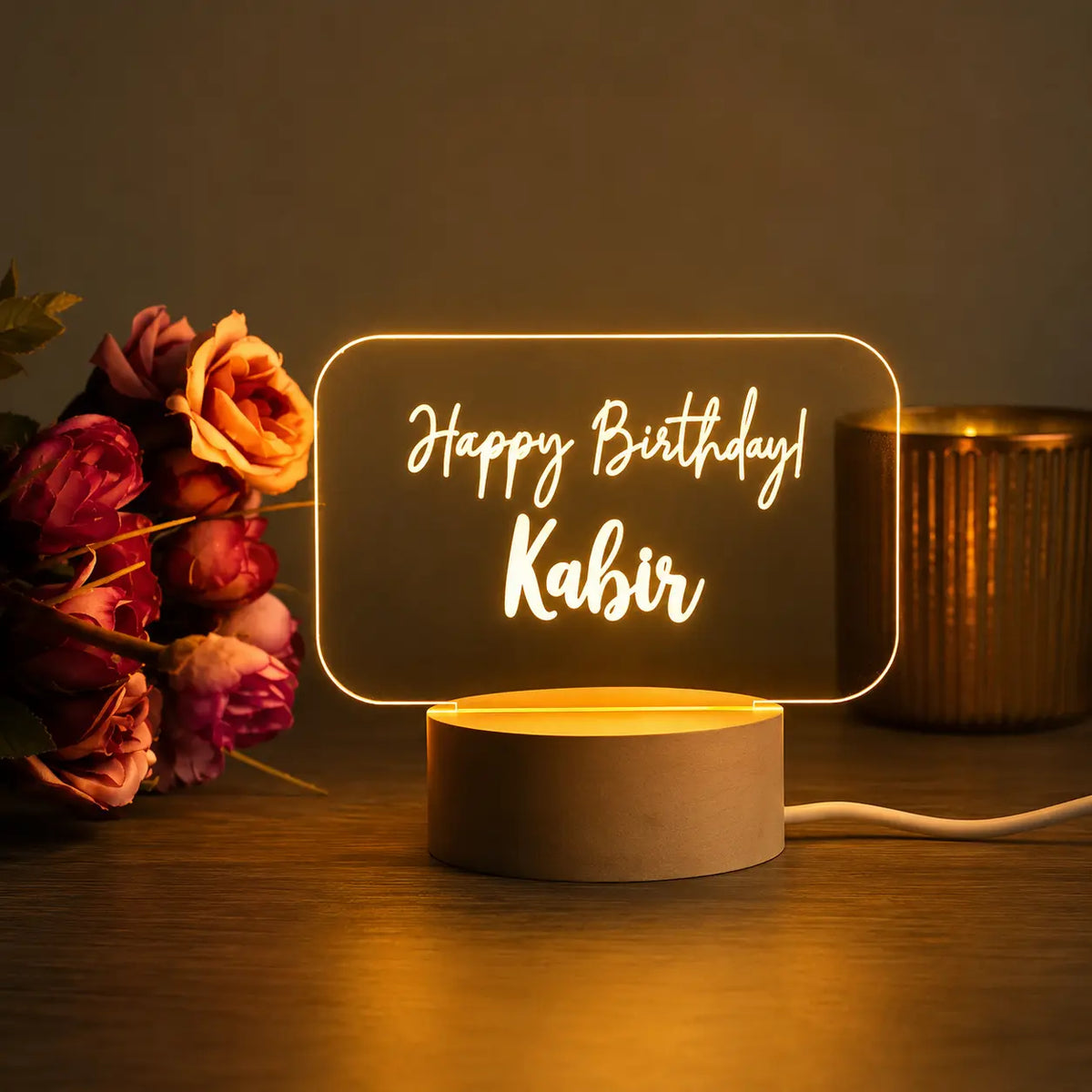 Amazing Customised Name 3D LED Lamp