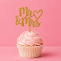 Happy Dholki Glitter Cupcake Toppers – Set of 12
