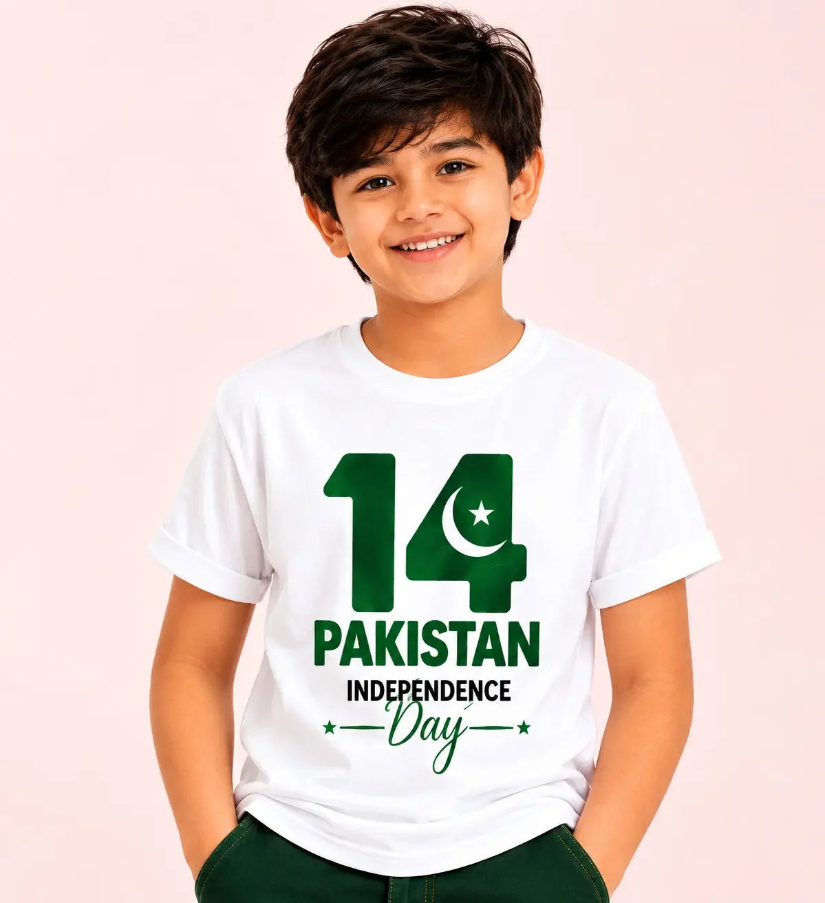 Boys independence day t-shirt Pakistan - 14 August azadi shirt Gift Studio