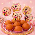 Mehndi Mithai Toppers – Customized Name Sweet Box Toppers