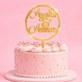 Baraat & Walima Cake Topper – Customized Names & Date