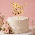 Wedding Cake Topper – Mr & Mrs Acrylic Topper