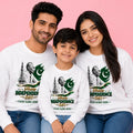 14 August family matching t-shirts Pakistan - customize name all sizes Gift Studio