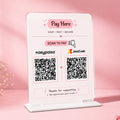 Payment QR Code Stand – JazzCash & EasyPaisa Acrylic Sign