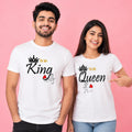 Couple Matching T-Shirts – Custom Print Set of 2
