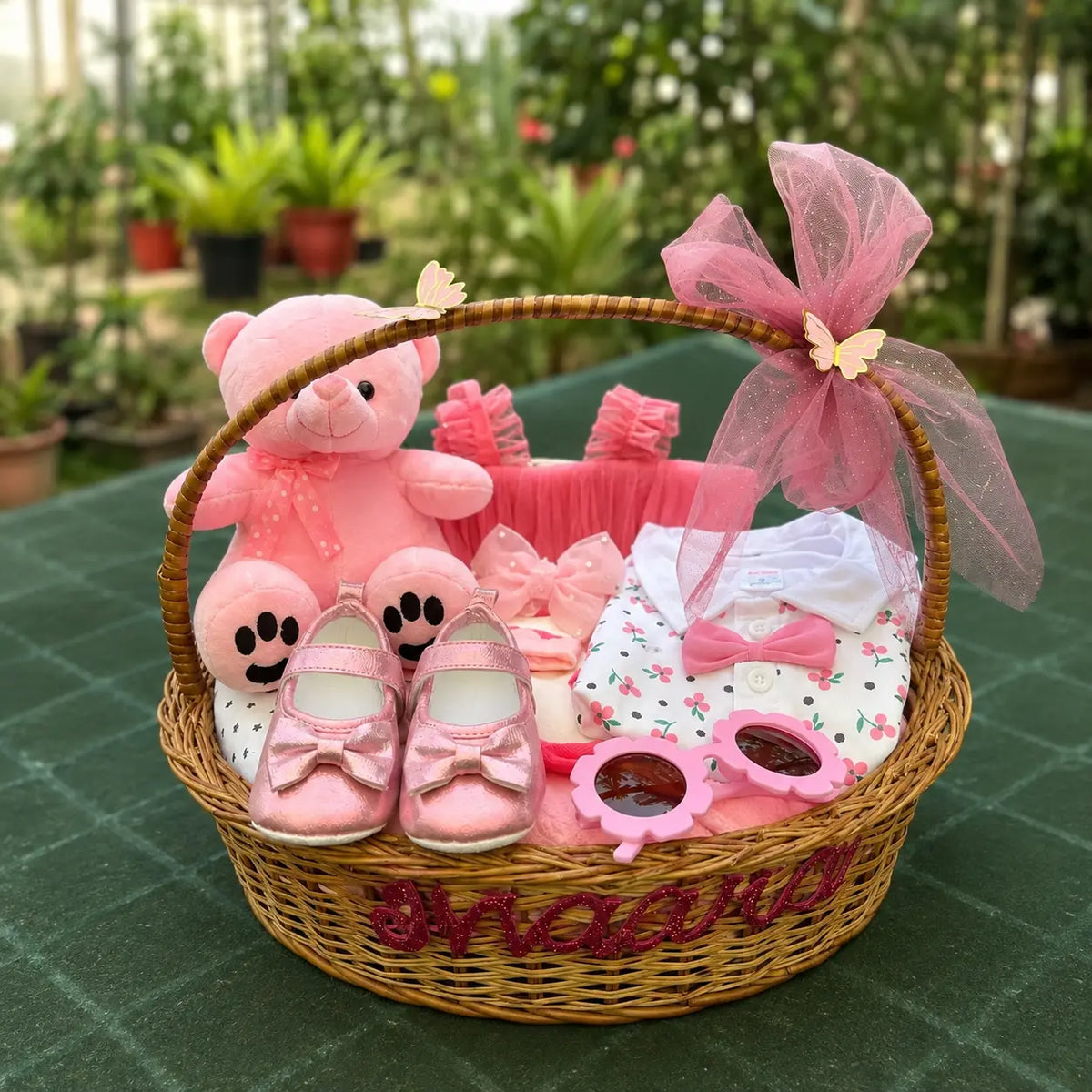 Gender Neutral Baby Gift Basket Pakistan | Newborn Welcome Crate — Gift Studio