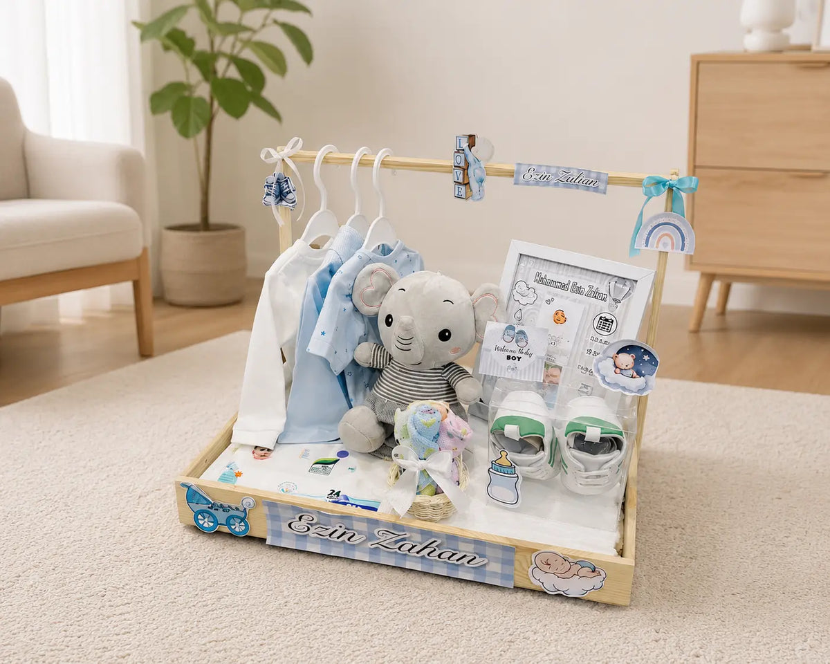 Baby Clothes Gift Basket Pakistan | Newborn Clothing Hamper — Gift Studio