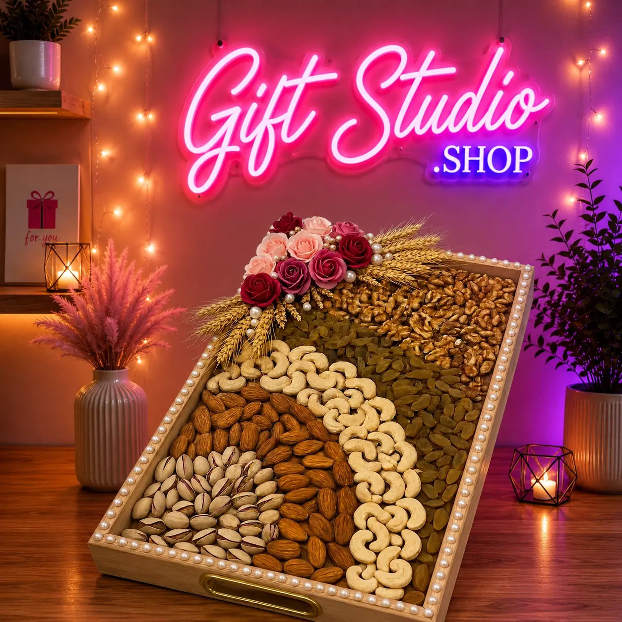 Luxury Eid Hamper Pakistan Dry Fruit Dates Gift Basket Premium - Gift Studio Pakistan photo 1