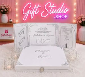 Nikah Certificate Booklet with Pen and Box Pakistan - Gift Studio Pakistan photo 4
