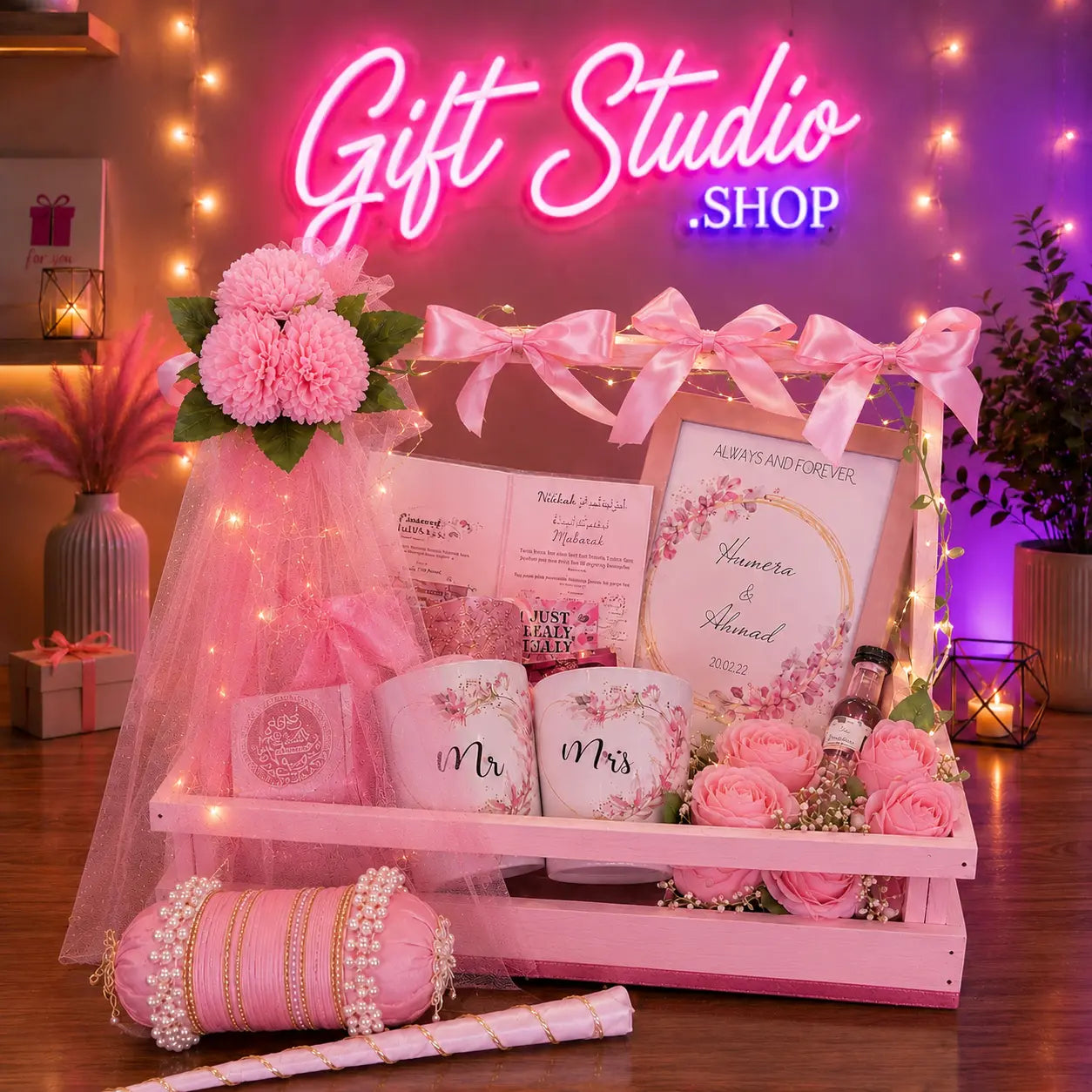 Nikah Gift Basket Pakistan Mehndi and Wedding Hamper - Gift Studio Pakistan photo 3
