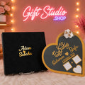 Nikkah Frame Box Set Pakistan Heart Shape and Arch Shape Nikah Frame with Velvet Box - Gift Studio Pakistan photo 1