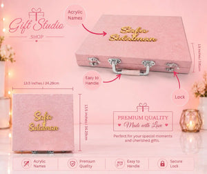 Nikkah Frame Box Set Pakistan Heart Shape and Arch Shape Nikah Frame with Velvet Box - Gift Studio Pakistan photo 5
