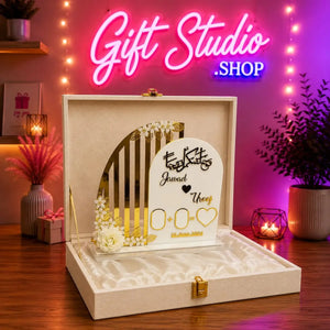 Nikkah Thumb Board Booklet Set Pakistan Premium Wedding Bundle - Gift Studio Pakistan photo 1