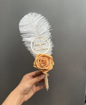 Nikkah pen with name customized for bride groom Giftstudio