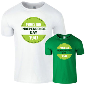 Unisex t-shirt with Pakistan 14 August 2025 crescent-star design